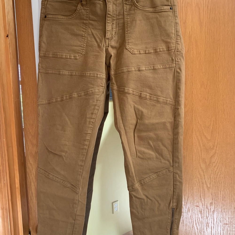 BDG Moto Skinny Jeans with Ankle Zipper